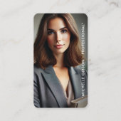 Minimal Marketing Professional Photo Visitekaartje Contactkaartje (Voorkant)