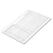 Minimal Medication Tracker  Notitieblok (Schuin)