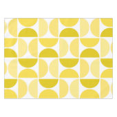 Minimal Midcentury Bowls Art Yellow Tafelkleed (Voorkant (Horizontaal))