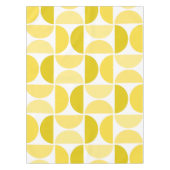 Minimal Midcentury Bowls Art Yellow Tafelkleed (Voorkant)