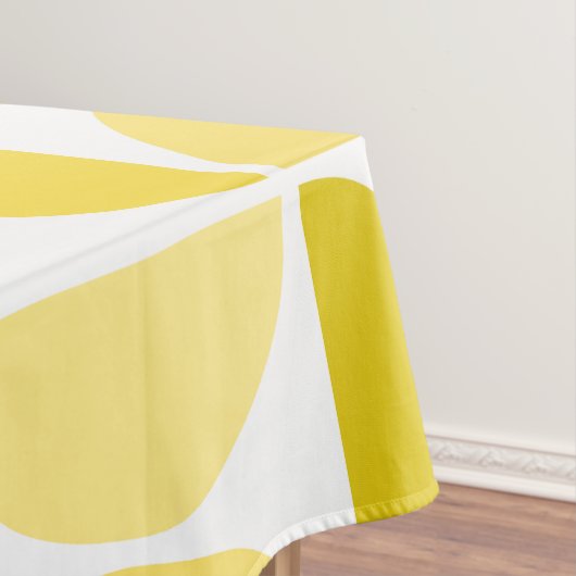 Minimal Midcentury Bowls Art Yellow Tafelkleed (Voorbeeld)