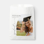 Minimal Minimalist Photo Arch Graduation Bedankzakje (Voorkant)