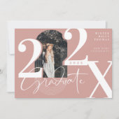 Minimal Modern Arch Photo Graduation Announcement Kaart (Voorkant)