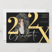 Minimal Modern Arch Photo Graduation Announcement Kaart (Voorkant)