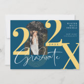 Minimal Modern Arch Photo Graduation Announcement Kaart (Voorkant)