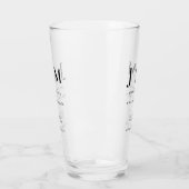 Minimal Modern Black and White Simple Wedding Glas (Links)