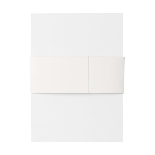 Minimal Modern Black Serif Wedding Invitation Uitnodigingen Wikkel (Achterkant Voorbeeld)