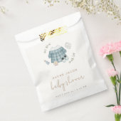 Minimal Modern Boho Kleding Pattern Baby shower Bedankzakje (Gezegeld)