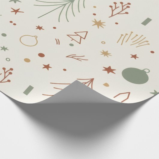 Minimal Modern Christmas Seamless Pattern – Chic H Cadeaupapier (Hoek)