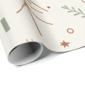 Minimal Modern Christmas Seamless Pattern – Chic H Cadeaupapier (Rol Hoek)