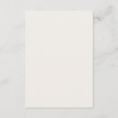 Minimal Modern City Hall Wedding Details Card Informatiekaartje (Achterkant)