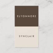 Minimal Modern Craft Chocolate Maker Qr Code Visitekaartje (Voorkant)