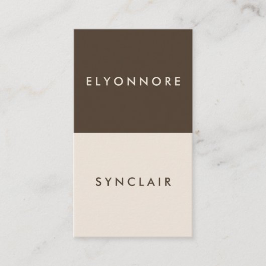 Minimal Modern Craft Chocolate Maker Qr Code Visitekaartje (Voorkant)