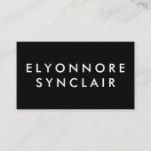 Minimal Modern Craft Chocolate Maker Qr Code Visitekaartje (Voorkant)