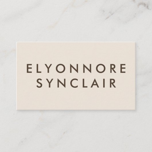 Minimal Modern Craft Chocolate Maker Qr Code Visitekaartje (Voorkant)