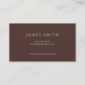 Minimal Modern Design Lead Business Card Visitekaartje (Achterkant)