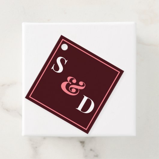 Minimal Modern Editable Wedding Bedankjes Labels (In situ)