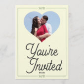 Minimal Modern Editable Wedding Kaart (Achterkant)