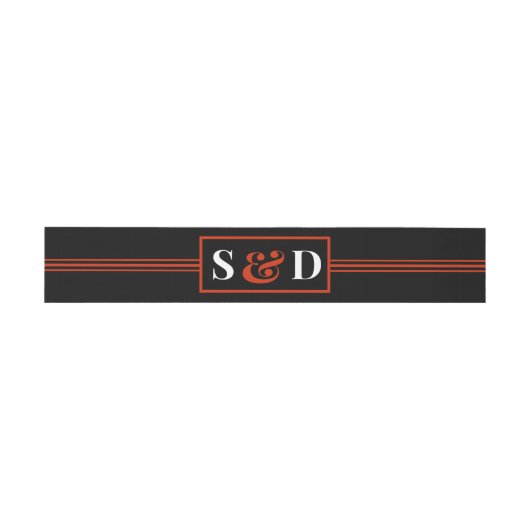 Minimal Modern Editable Wedding Uitnodigingen Wikkel (Vlak)