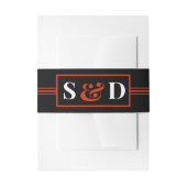 Minimal Modern Editable Wedding Uitnodigingen Wikkel (Voorkant Voorbeeld)