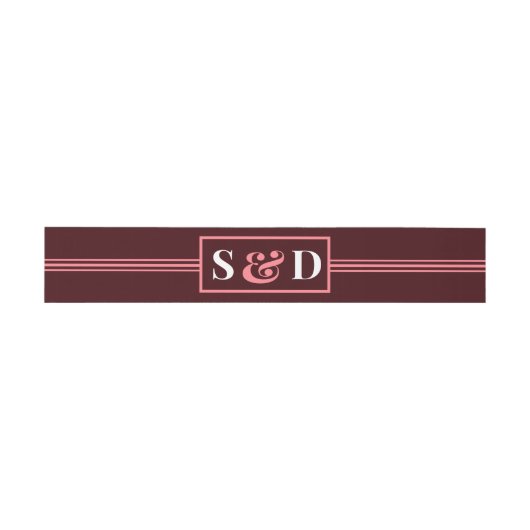 Minimal Modern Editable Wedding Uitnodigingen Wikkel (Vlak)