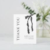 Minimal Modern Elegant Eenvoudig Boog Afstuderen Bedankkaart (Staand voorkant)