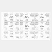 Minimal Modern Gezicht Serum 1 OZ Fles Waterdicht Labels (Vel)