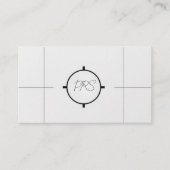 Minimal Modern Graphic Designer QR Code Visitekaartje (Voorkant)