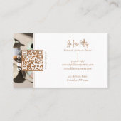 Minimal Modern hand Made Pottery Photo Collage Visitekaartje (Achterkant)