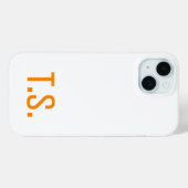 Minimal Modern Initiaal Monogram Initialen Sinaasa Case-Mate iPhone Case (Achterkant (horizontaal))