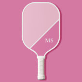 Minimal Modern Initialen Monogram Pickleball Paddle