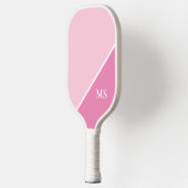 Minimal Modern Initialen Monogram Pickleball Paddle (Links)