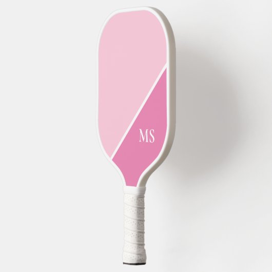 Minimal Modern Initialen Monogram Pickleball Paddle (Links)