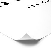 Minimal Modern Line Art Graduation Welcome Sign Perfect Poster (Hoek)