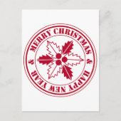 Minimal Modern Merry Christmas Briefkaart (Voorkant)