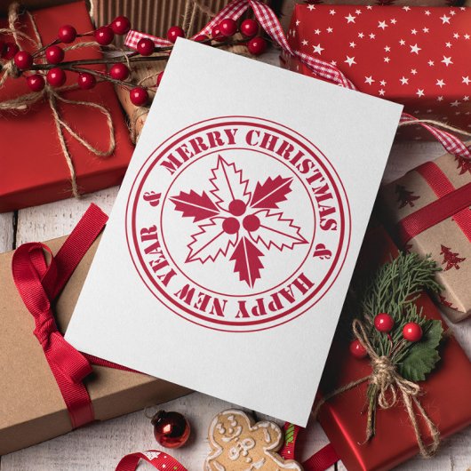 Minimal Modern Merry Christmas Briefkaart