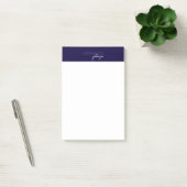 Minimal Modern Professioneel Blauw Eenvoudig Post-it® Notes (Kantoor)