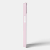 Minimal Modern Roze Initiaal Monogram Case-Mate iPhone Case (Achterkant / Rechts)