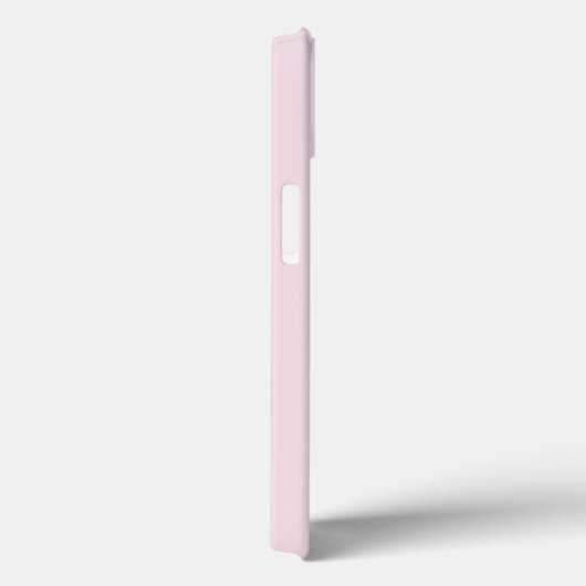 Minimal Modern Roze Initiaal Monogram Case-Mate iPhone Case (Achterkant / Rechts)