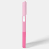 Minimal Modern Roze Initiaal Monogram Case-Mate iPhone Case (Achterkant / Rechts)