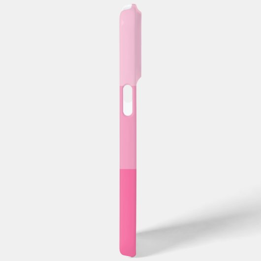 Minimal Modern Roze Initiaal Monogram Case-Mate iPhone Case (Achterkant / Rechts)