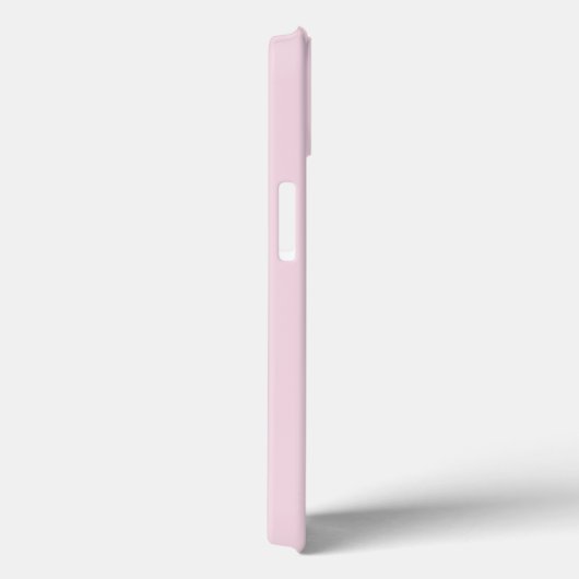 Minimal Modern Roze Initiaal Monogram Case-Mate iPhone Case (Achterkant / Rechts)