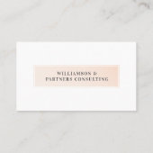 Minimal Modern Simple Professional Photo QR Code Visitekaartje (Achterkant)