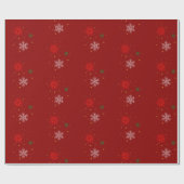 Minimal Modern Simple Star Pattern Christmas Cadeaupapier (Vlak)