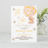 Minimal Modern Wat zal Baby Gender onthullen Kaart (Staand voorkant)