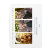 Minimal Mom 3 Photos College Keepsake Magneet (Verticaal)