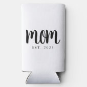 Minimal Mom Established Gift New Mom Seltzer Blikjeskoeler (Achterkant)