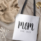 Minimal Mom Gevestigde Gift Nieuwe moeder Tote Bag