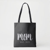 Minimal Mom Gift Gevestigde nieuwe moeder Tote Bag (Voorkant)