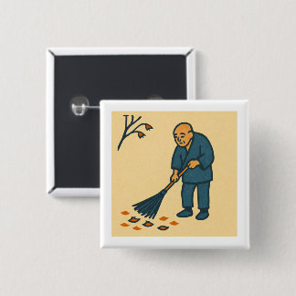 Minimal Moments of Daily Life Vierkante Button 5,1 Cm